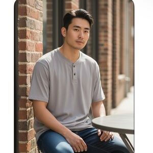 Duluth Trading Big Men’s 2xl Henley tee shirt